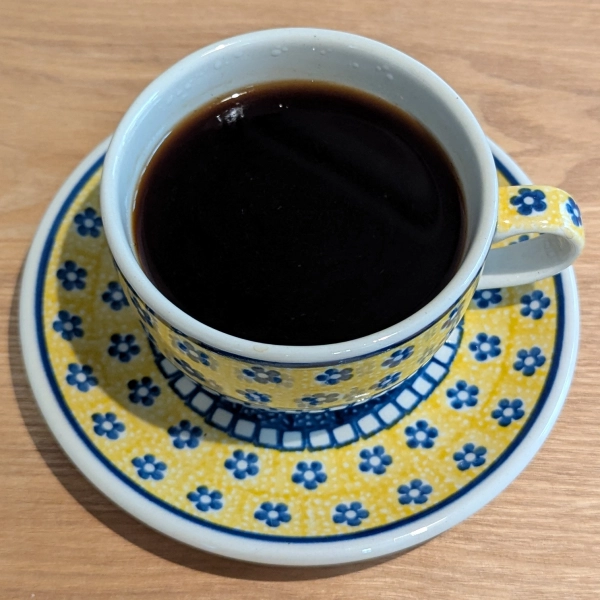 『菊芋粉末・極』1gがしっかり混ざったコーヒー