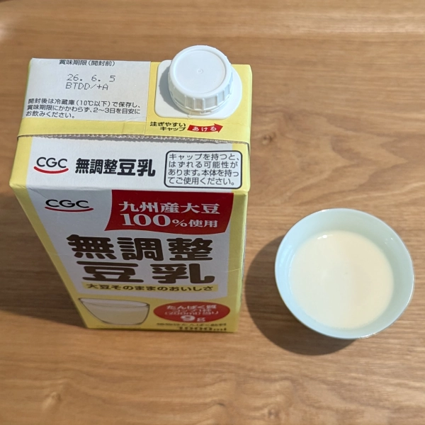 豆乳を投入
※狙ってません